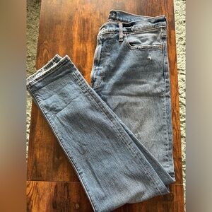 Abercrombie & Fitch Mens Vintage Stretch 90s Slim Jeans Size 34W 32L Medium Wash